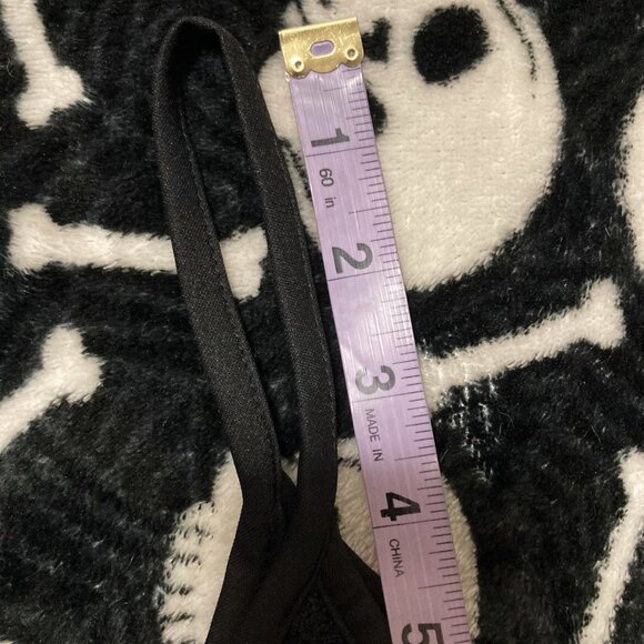 ACCOMPLICE Black crochet sleeveless a-line mini dress ~ Goth XS SMALL sundress - Picture 11 of 13